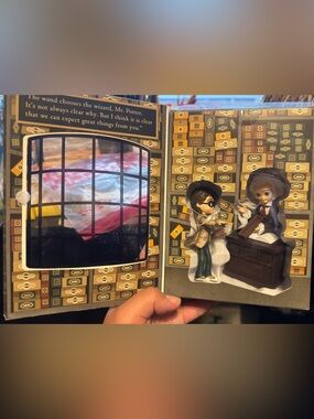 Harry Potter and Ollivander ornament